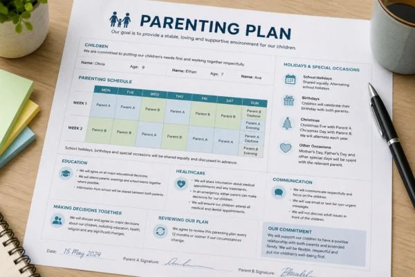 Understand parenting plans Bradford